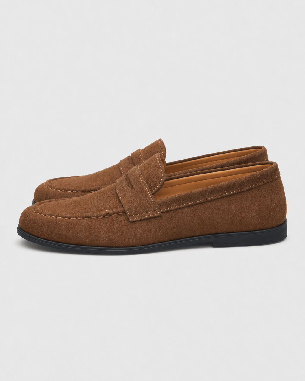 Loafers Signature Men's Split Leather Slip-On Loafers