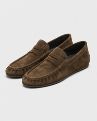 Loafers Signature Men's Suede-Effect Flat Loafers