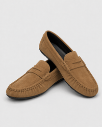 Loafers Signature Men's Suede-Effect Flat Loafers