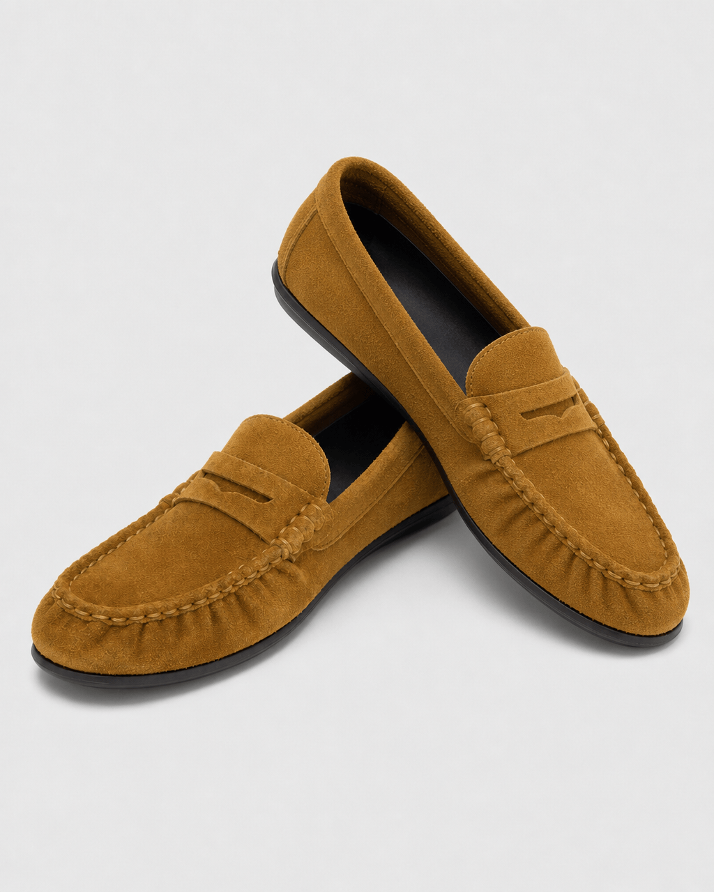 Loafers Signature Men's Suede-Effect Flat Loafers
