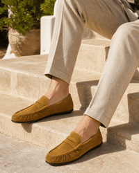 Loafers Signature Men's Suede-Effect Flat Loafers
