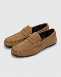 Loafers Signature Men's Suede-Effect Flat Loafers