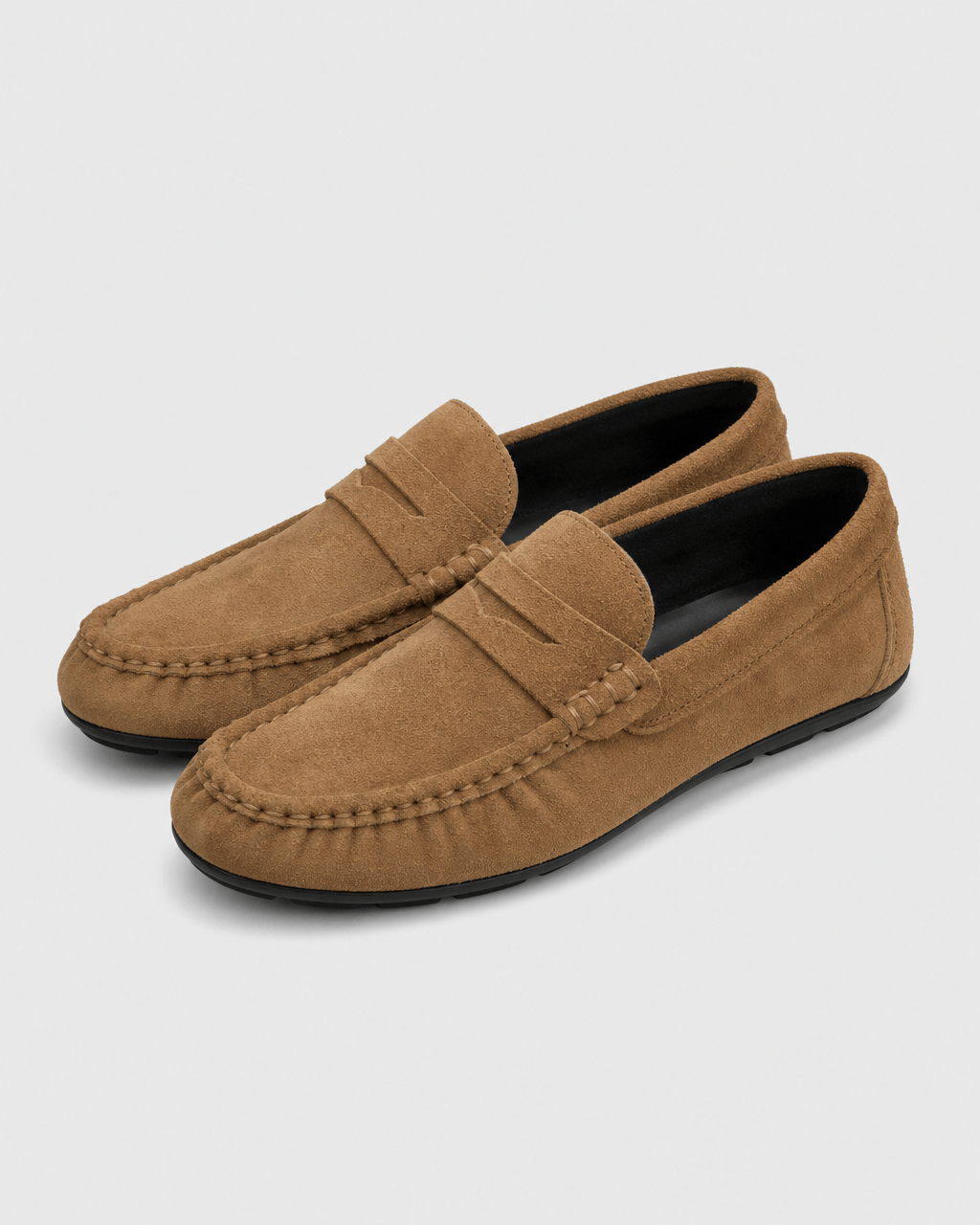 Loafers Signature Men's Suede-Effect Flat Loafers