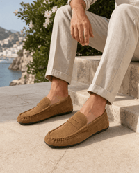 Loafers Signature Men's Suede-Effect Flat Loafers