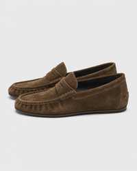 Loafers Signature Men's Suede-Effect Flat Loafers