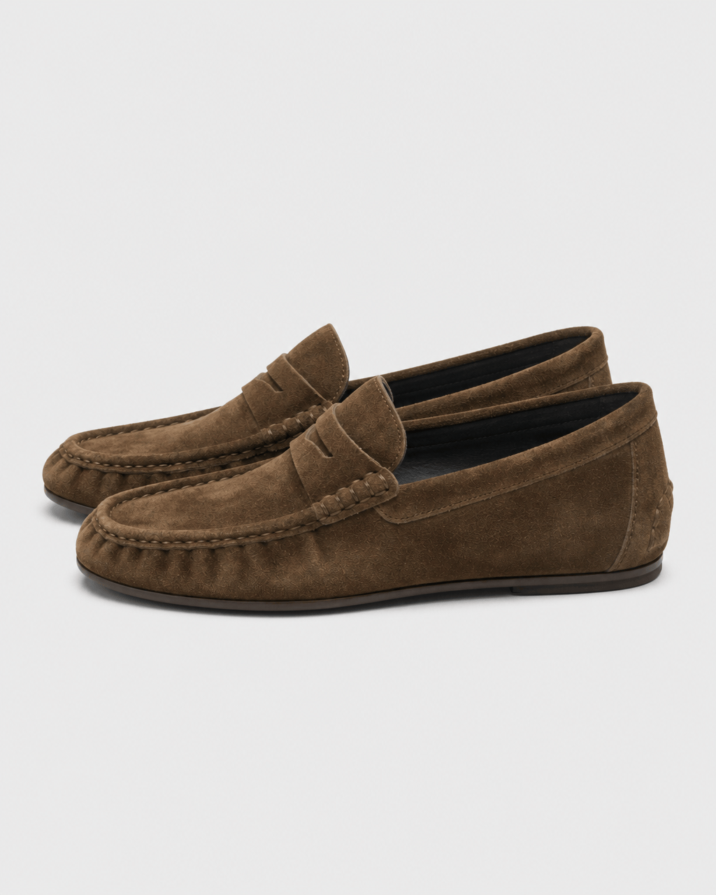 Loafers Signature Men's Suede-Effect Flat Loafers