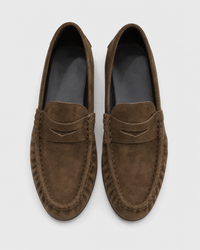 Loafers Signature Men's Suede-Effect Flat Loafers