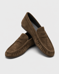 Loafers Signature Men's Suede-Effect Flat Loafers