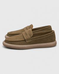 Loafers Signature Men's Suede-Finish Cow Leather Loafers
