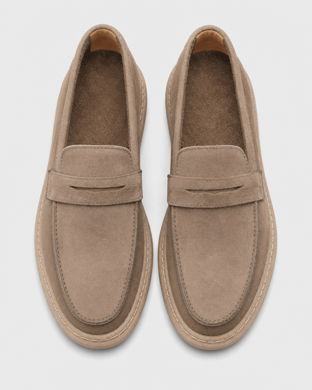 Loafers Signature Men's Suede-Finish Cow Leather Loafers