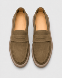 Loafers Signature Men's Suede-Finish Cow Leather Loafers