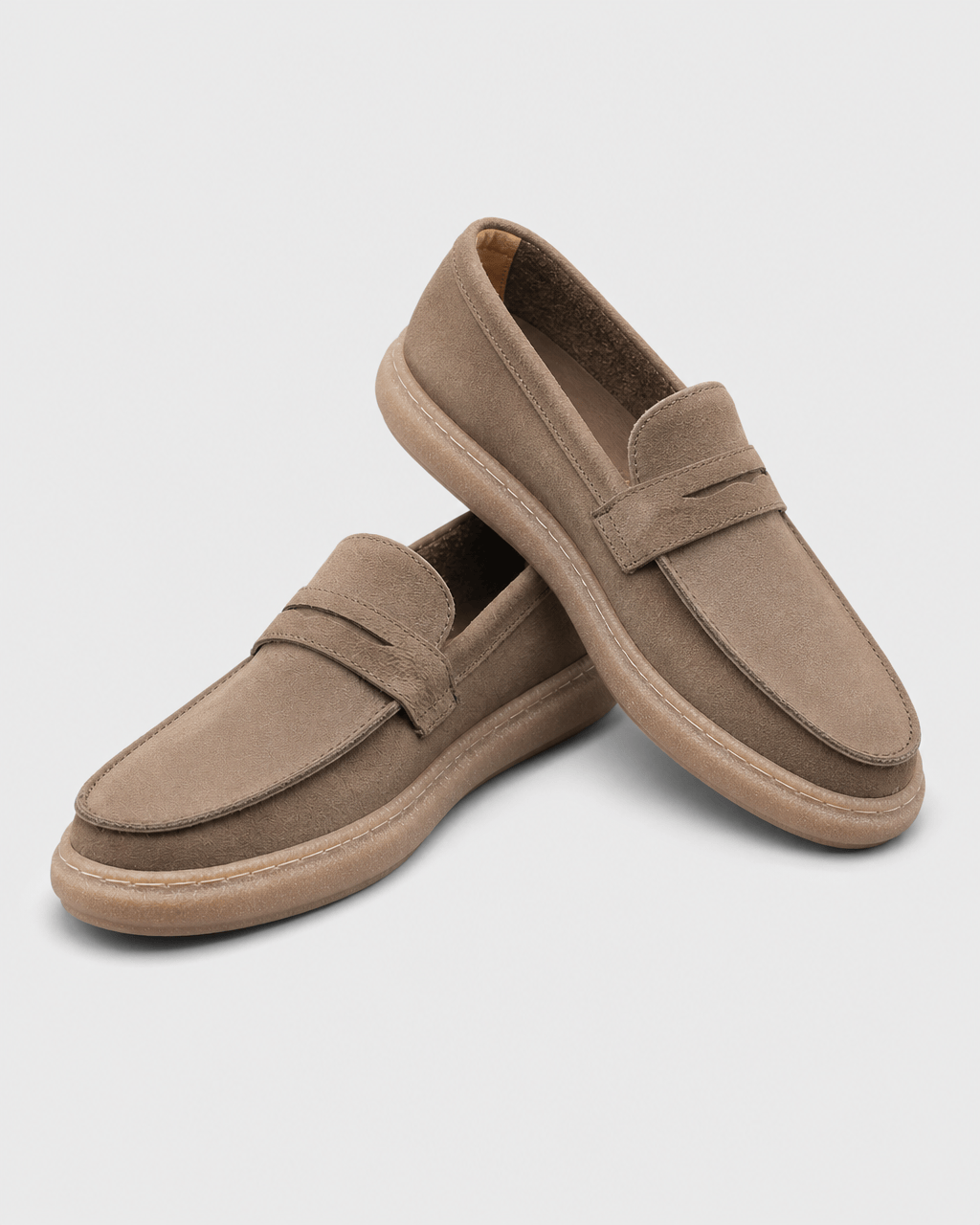 Loafers Signature Men's Suede-Finish Cow Leather Loafers