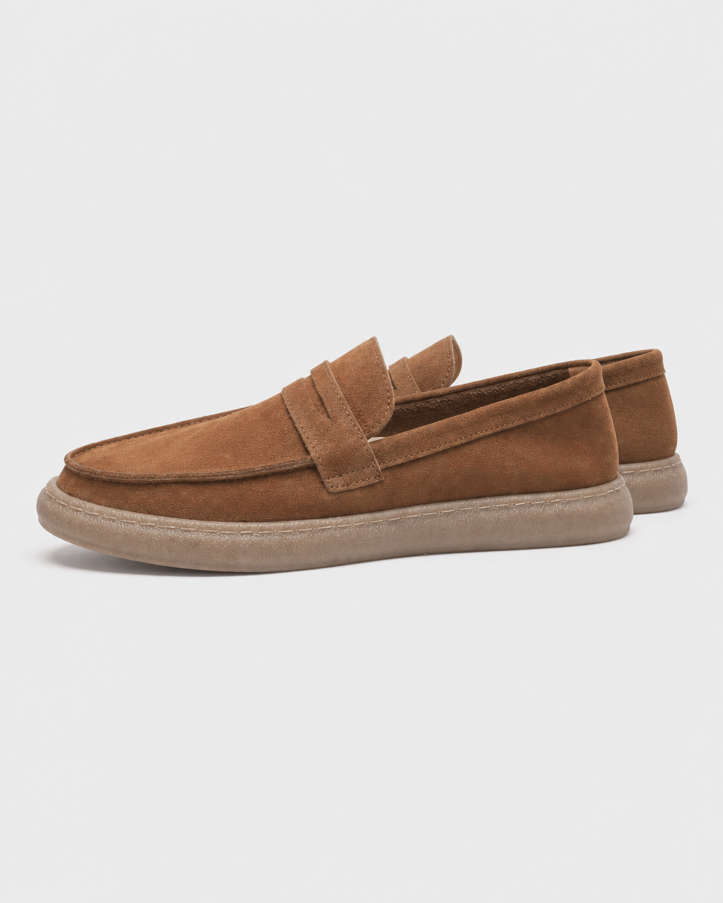 Loafers Signature Men's Suede-Finish Cow Leather Loafers