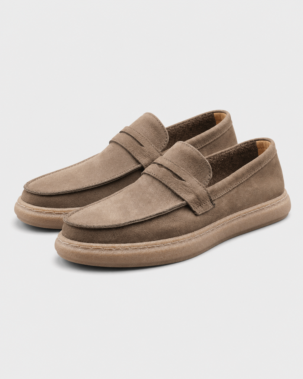 Loafers Signature Men's Suede-Finish Cow Leather Loafers