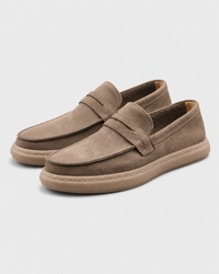 Loafers Signature Men's Suede-Finish Cow Leather Loafers