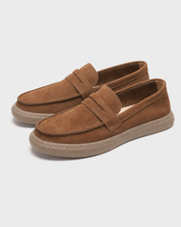 Loafers Signature Men's Suede-Finish Cow Leather Loafers