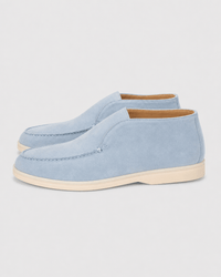 Loafers Signature Men's Suede Leather High-Top Slip-On Boots