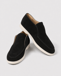 Loafers Signature Men's Suede Leather High-Top Slip-On Boots