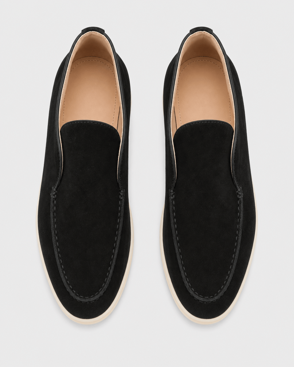 Loafers Signature Men's Suede Leather High-Top Slip-On Boots
