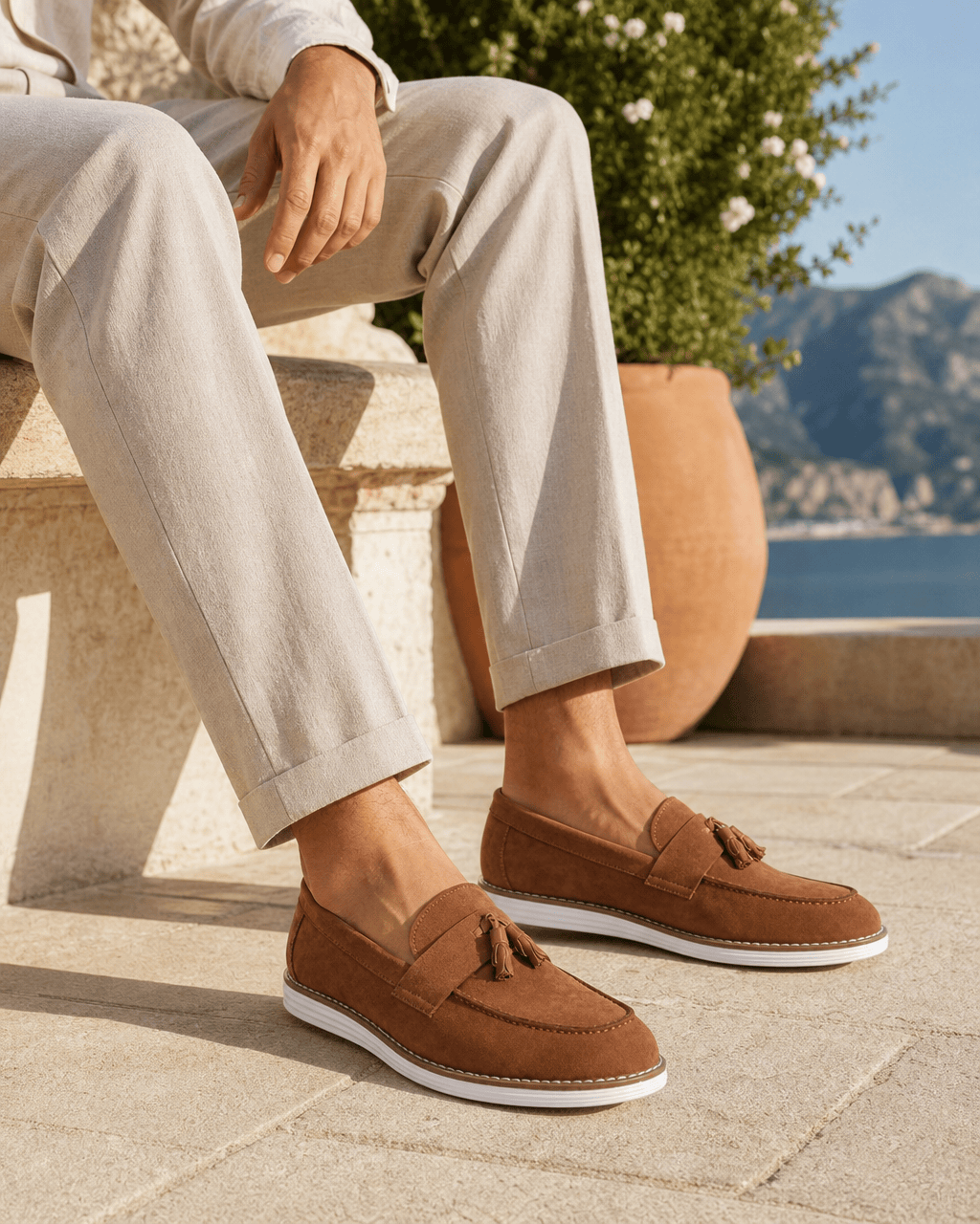 Loafers Signature Men's Unlined Suede Tassel Loafers
