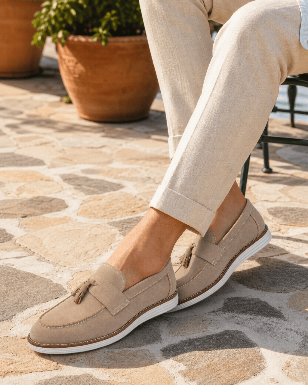 Loafers Signature Men's Unlined Suede Tassel Loafers
