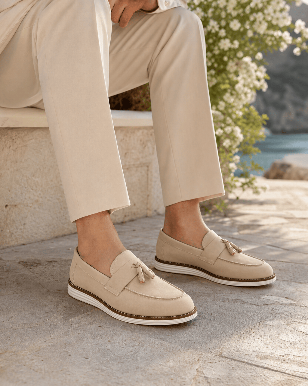 Loafers Signature Men's Unlined Suede Tassel Loafers
