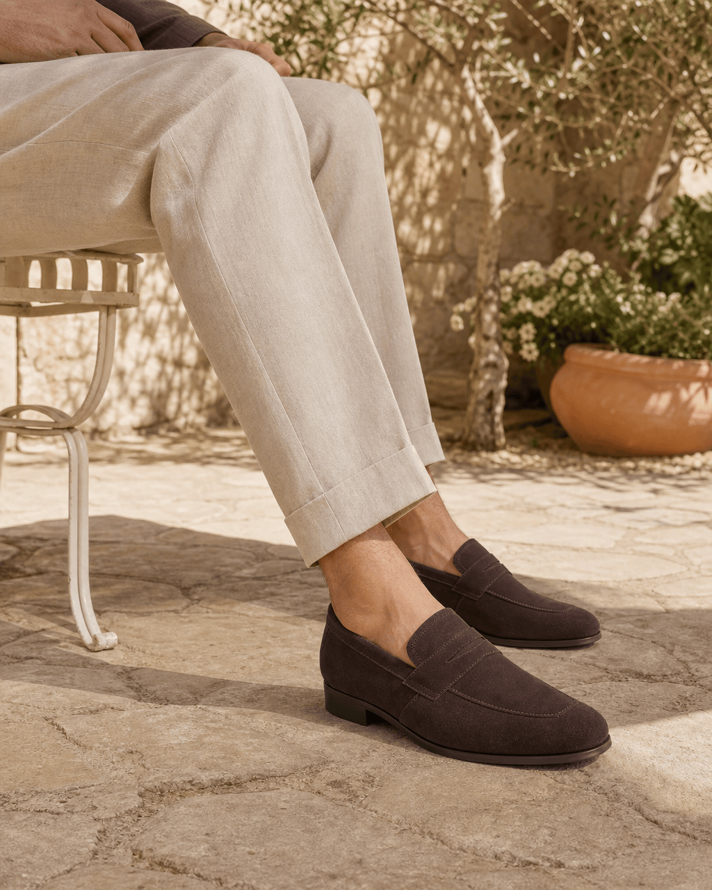 Loafers Signature Men's Velvet Leather Business Loafers