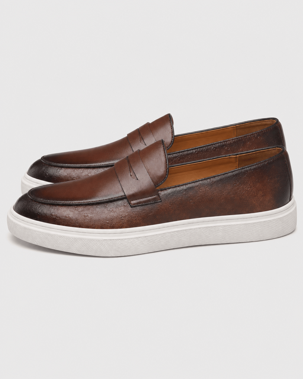 Loafers Signature Men's White-Sole Penny Loafers