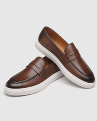 Loafers Signature Men's White-Sole Penny Loafers