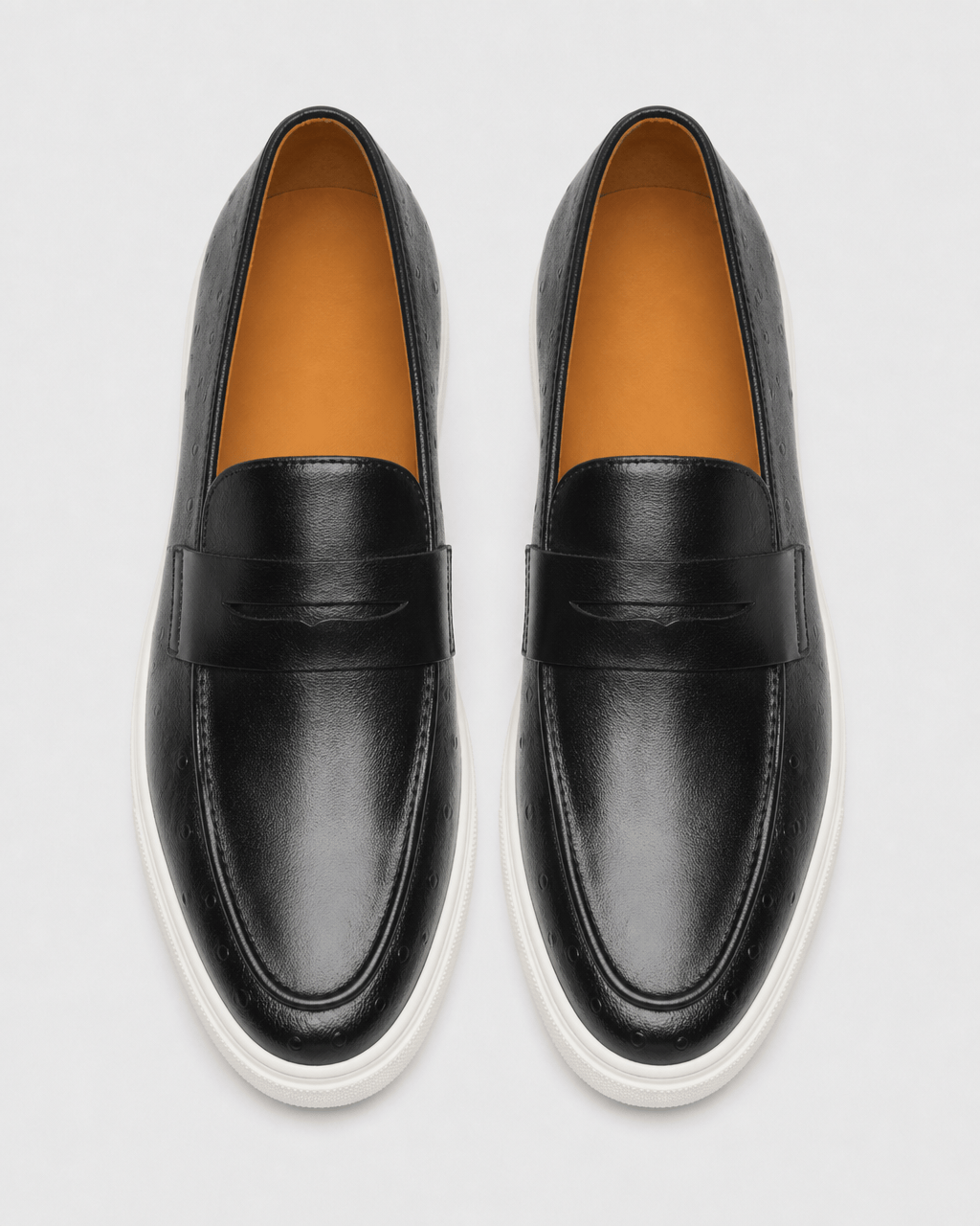 Loafers Signature Men's White-Sole Penny Loafers