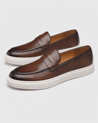 Loafers Signature Men's White-Sole Penny Loafers