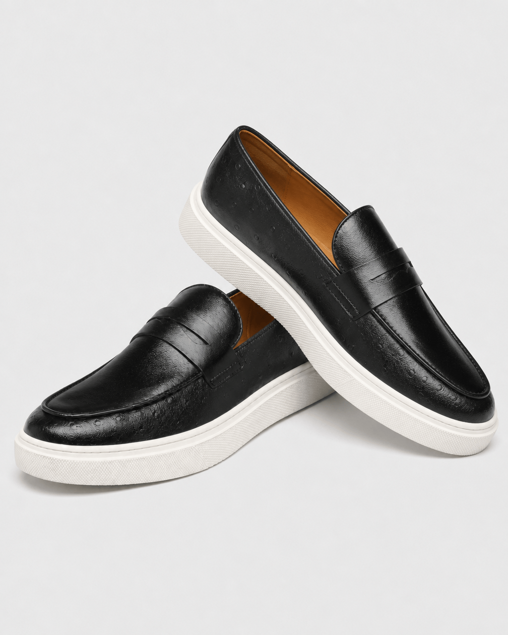 Loafers Signature Men's White-Sole Penny Loafers