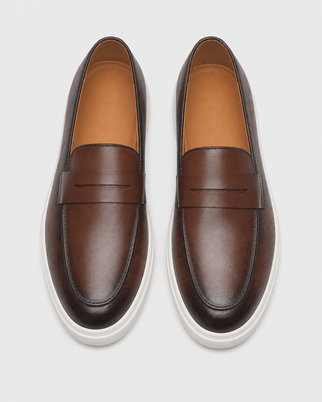 Loafers Signature Men's White-Sole Penny Loafers