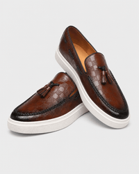 Loafers Signature Men's White-Sole Tassel Loafers