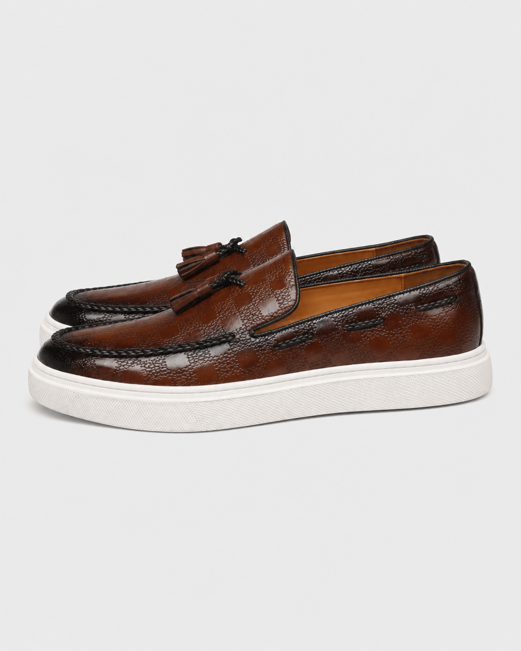 Loafers Signature Men's White-Sole Tassel Loafers