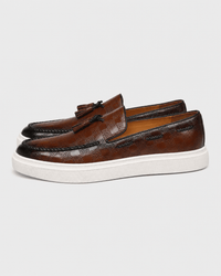 Loafers Signature Men's White-Sole Tassel Loafers