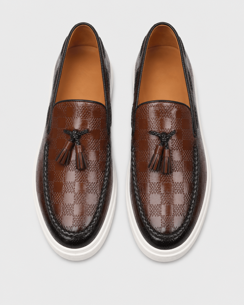 Loafers Signature Men's White-Sole Tassel Loafers