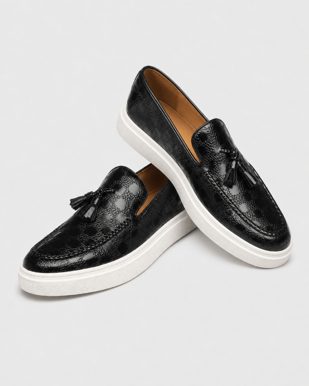 Loafers Signature Men's White-Sole Tassel Loafers