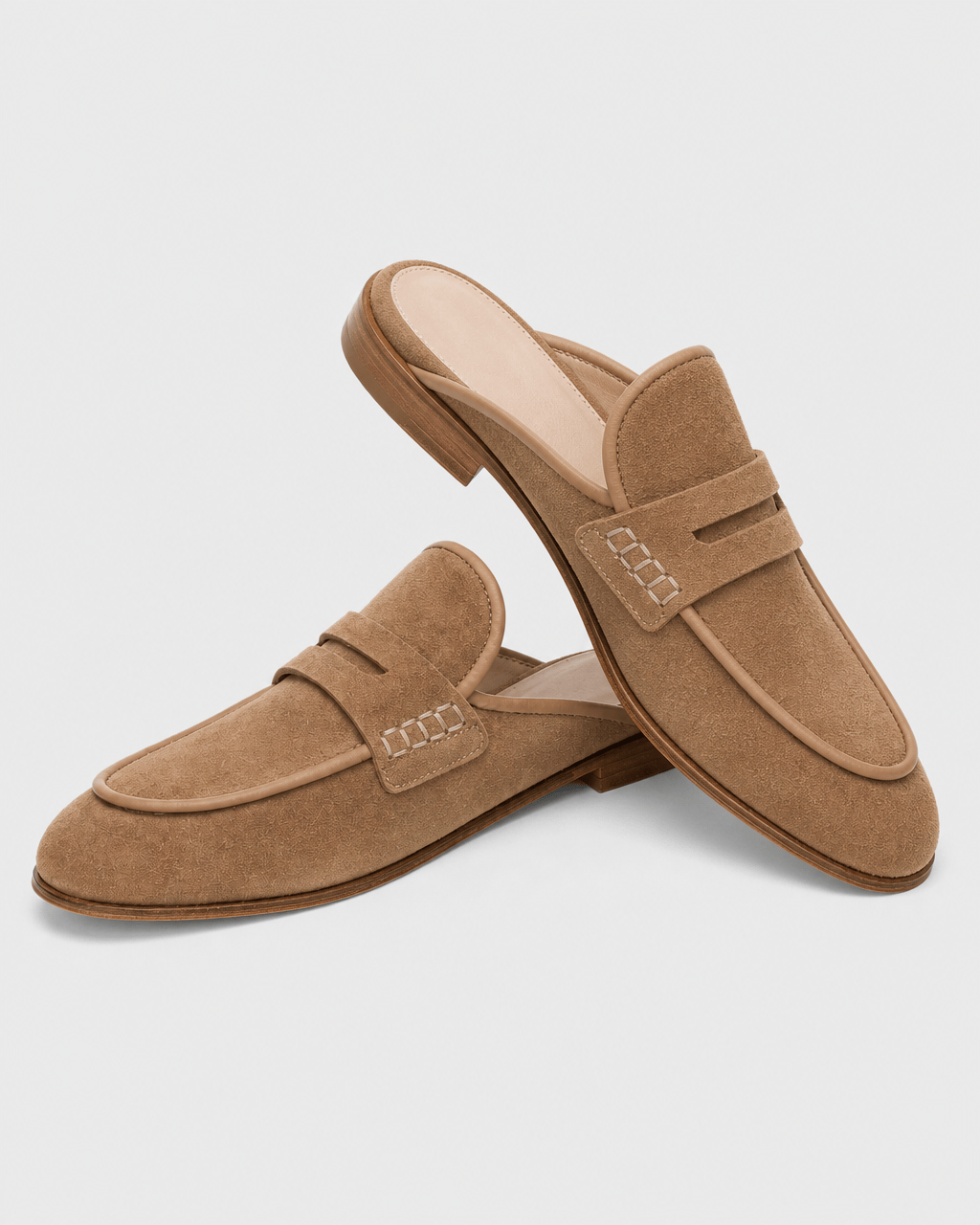 Loafers Signature Women's Canvas Backless Penny Mules