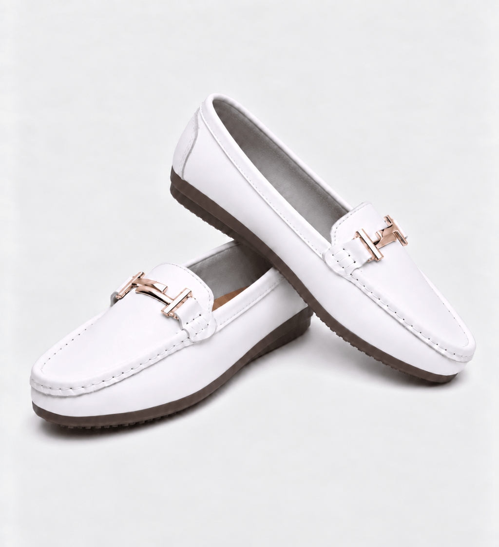 Loafers Signature Women's Cotton-Lined Split Leather Moccasins