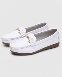 Loafers Signature Women's Cotton-Lined Split Leather Moccasins