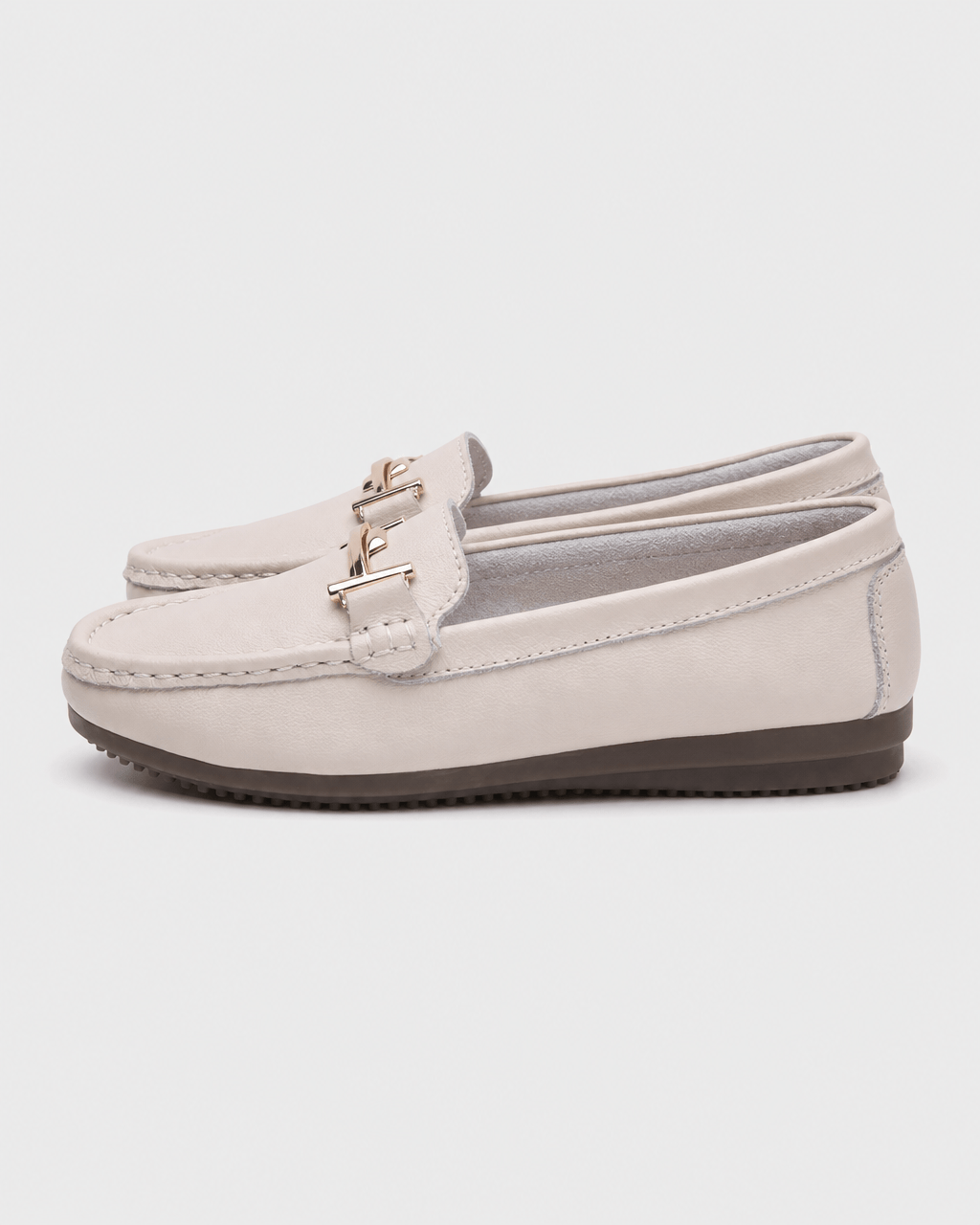 Loafers Signature Women's Cotton-Lined Split Leather Moccasins