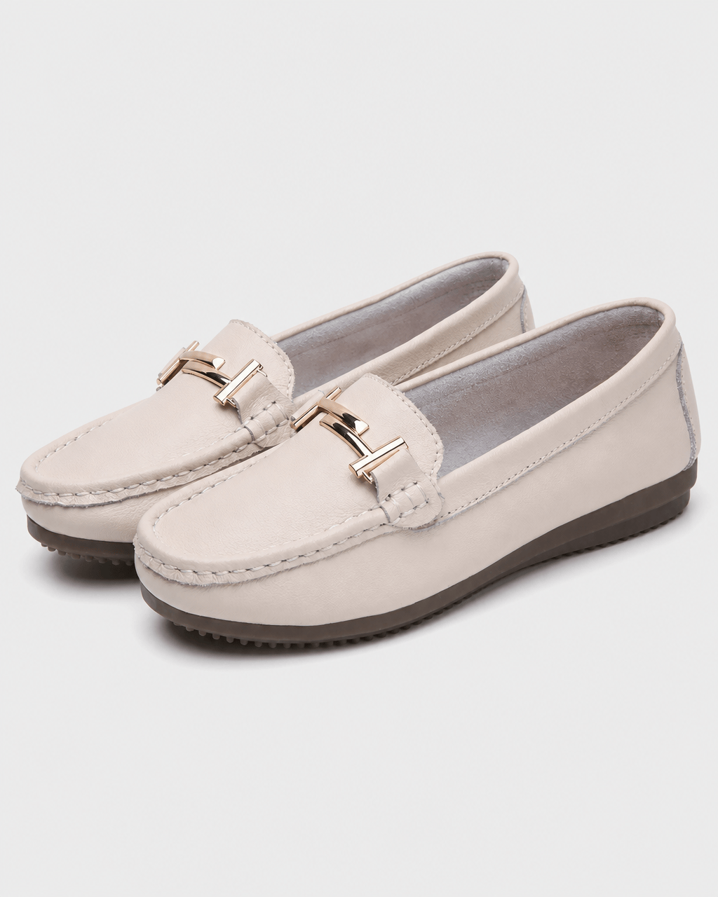 Loafers Signature Women's Cotton-Lined Split Leather Moccasins