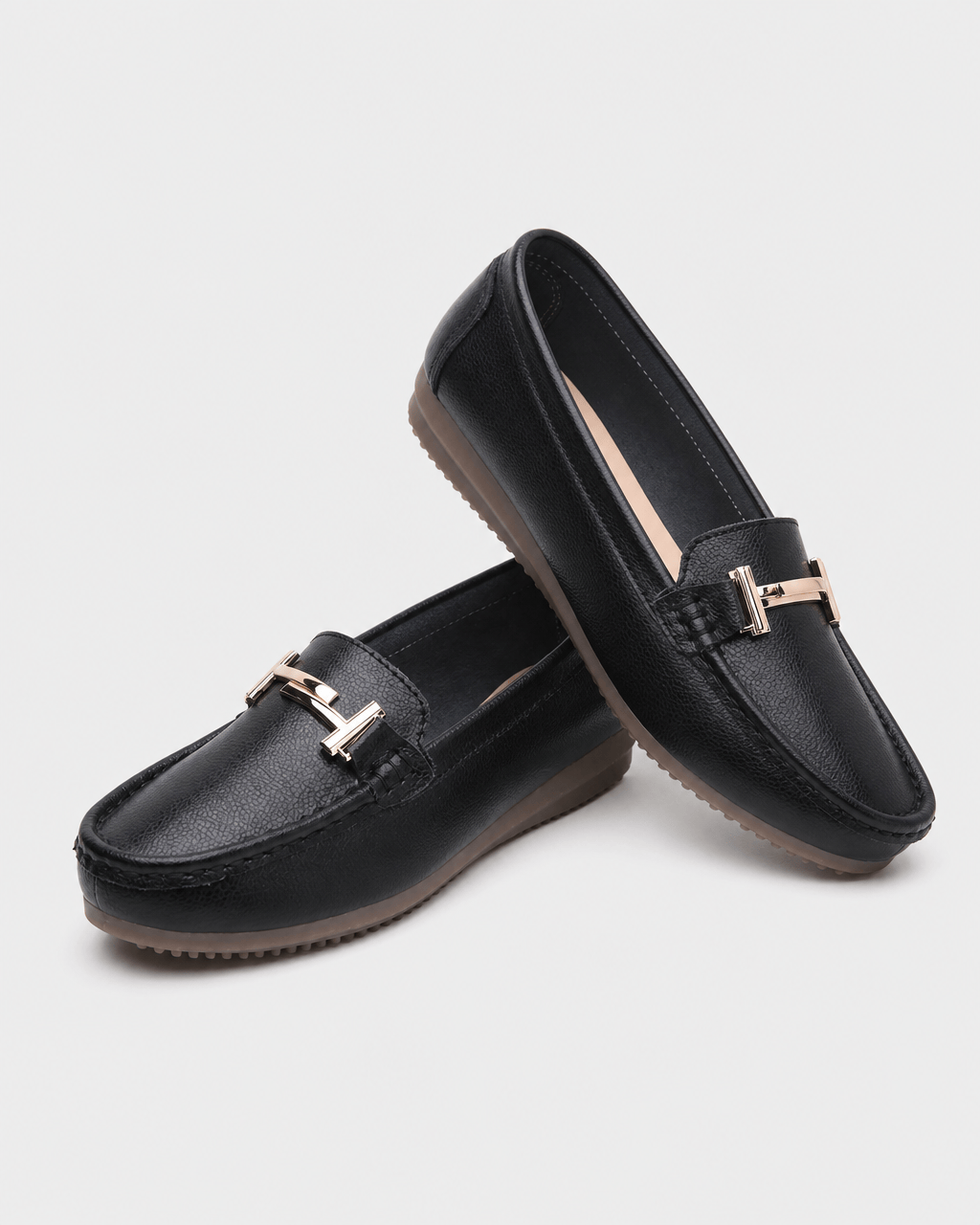 Loafers Signature Women's Cotton-Lined Split Leather Moccasins