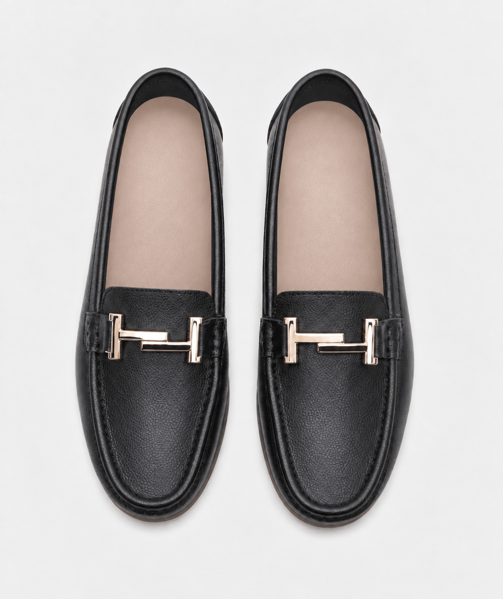Loafers Signature Women's Cotton-Lined Split Leather Moccasins