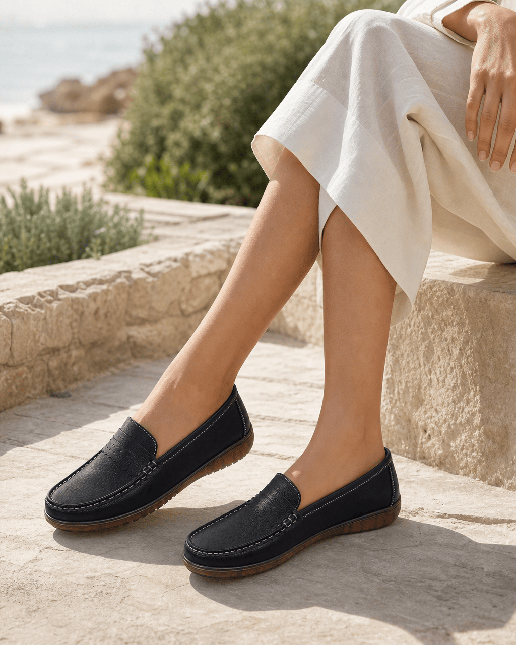 Loafers Signature Women's Cow Leather Platform Loafers