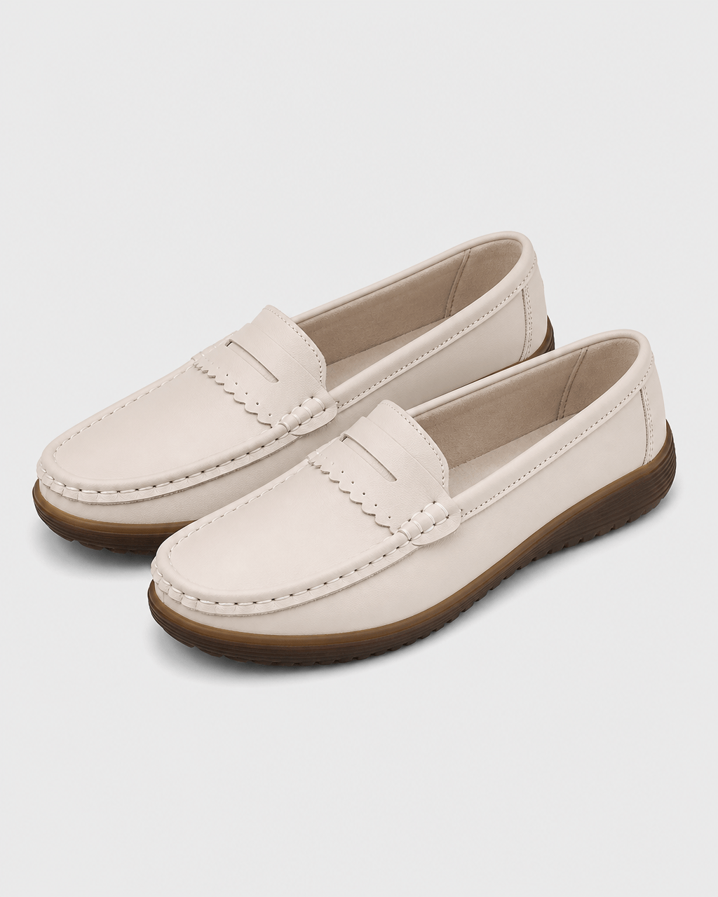 Loafers Signature Women's Cow Leather Platform Loafers