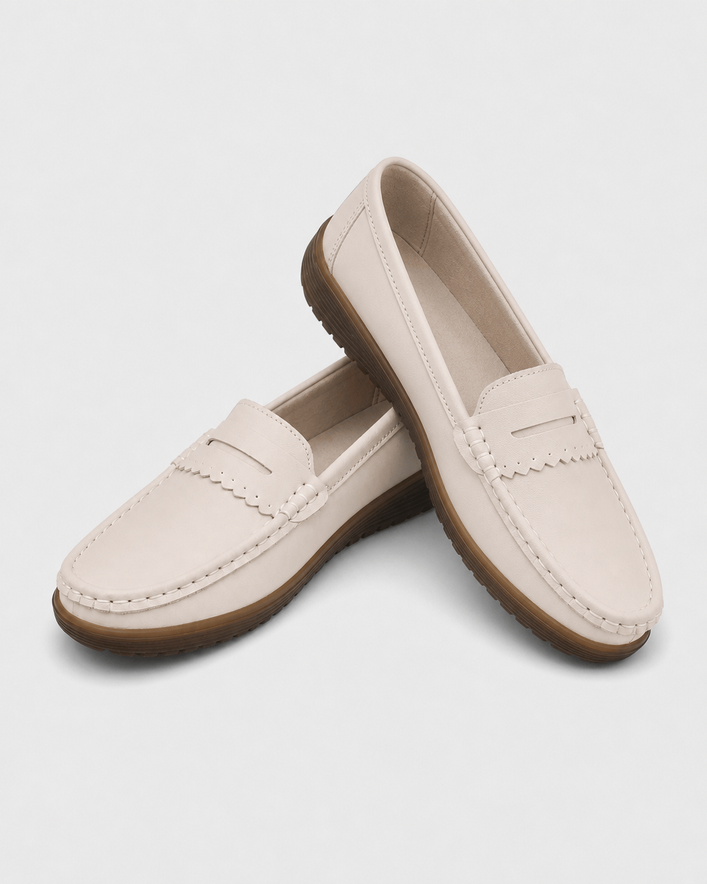 Loafers Signature Women's Cow Leather Platform Loafers