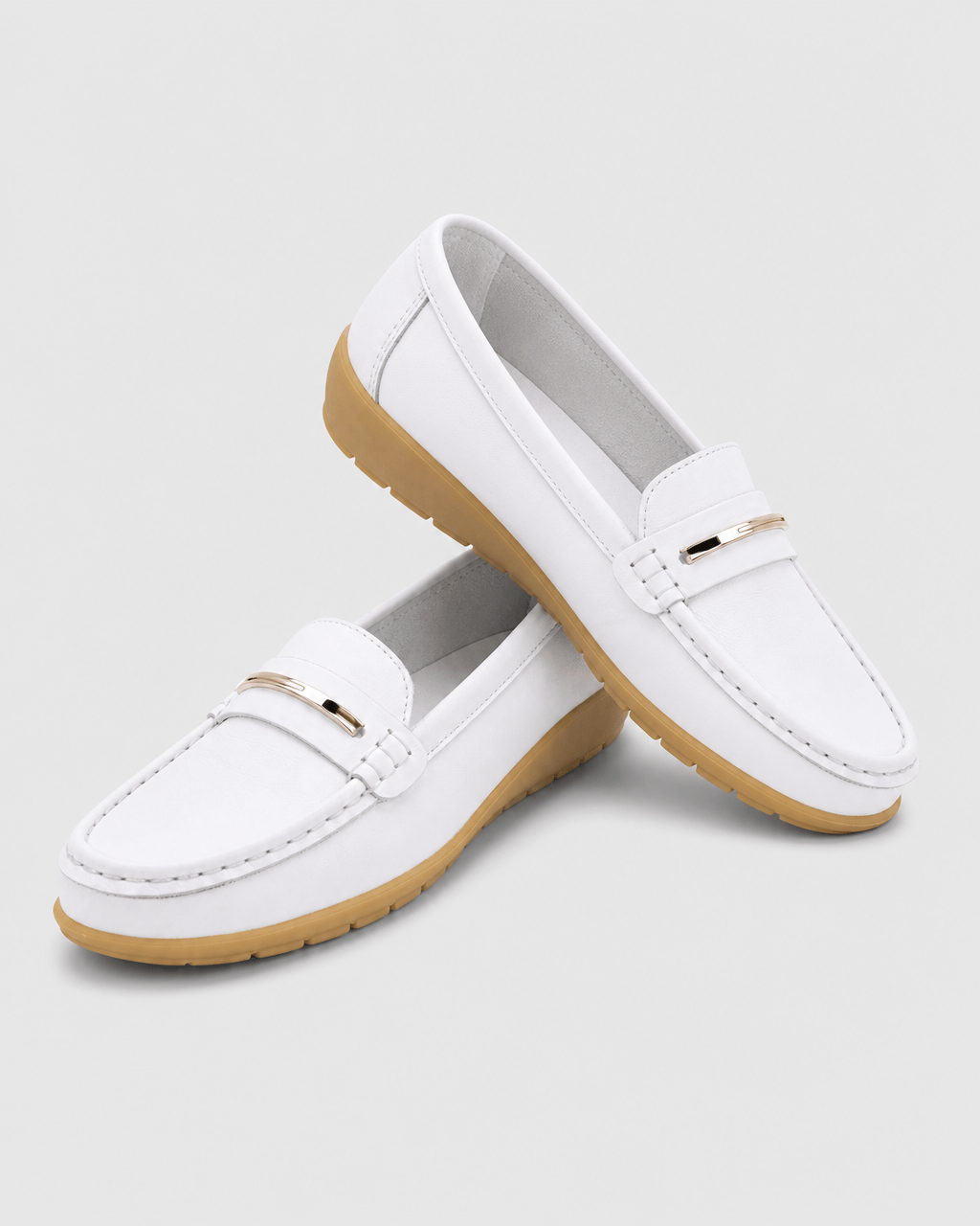 Loafers Signature Women's Cow Leather Wedge Loafers