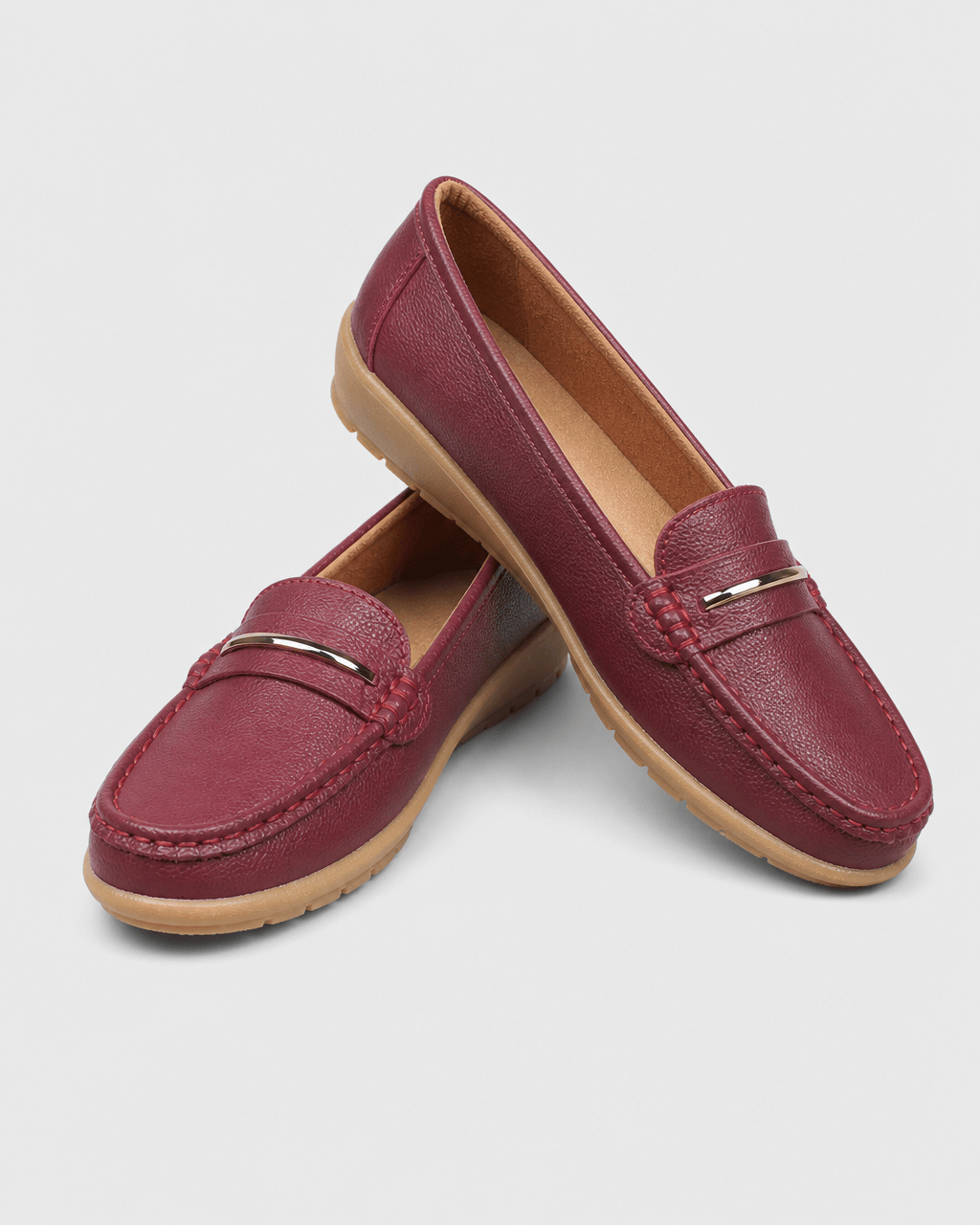 Loafers Signature Women's Cow Leather Wedge Loafers